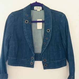 Twenty One Jean Cropped Jacket